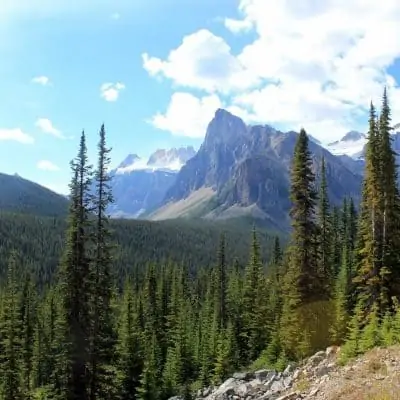 Panoramic road to Moraine L.