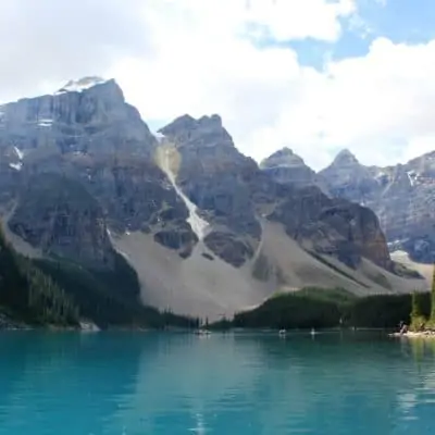 Moraine L. from water