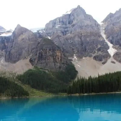 Moraine Lake vertical view
