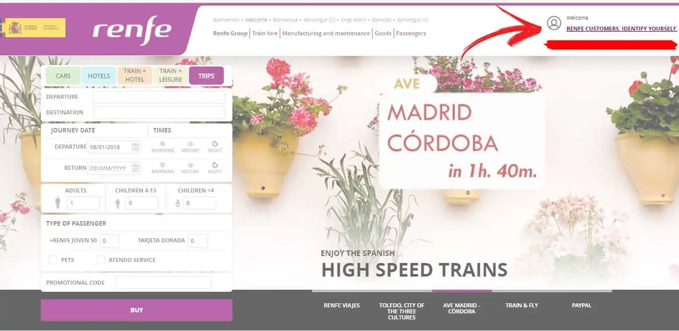 Come prenotare il treno sul sito spagnolo RENFE Come prenotare il treno sul sito spagnolo RENFE e restare sani di mente