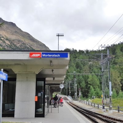 TRENINO ROSSO DEL BERNINA IN ESTATE