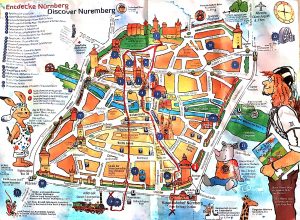 COME ORGANIZZARE UN VIAGGIO A NORIMBERGA Cosa fare a Norimberga CON BAMBINI: MAPPA