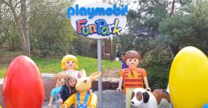 Copertina con insegna parco Playmobil