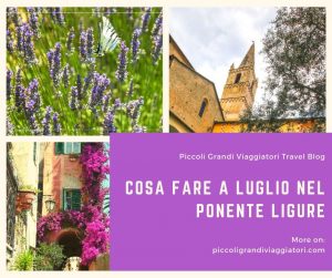 cosa fare a luglio nel ponente ligure