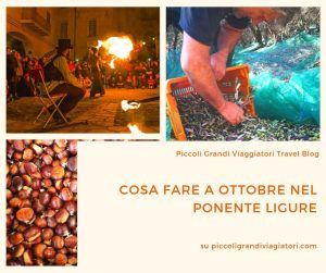 Cosa fare a ottobre nel Ponente ligure Imperia e dintorni