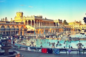 Terme a Budapest con bambini