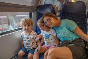 Rientro-in-treno-dalla-ciclabile-san-Candido-Lienz