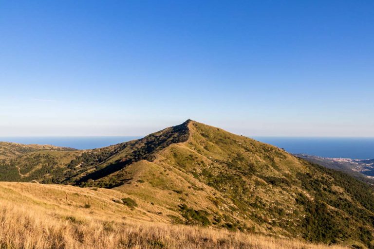 Camminate in Liguria Pizzo d'Evigno vista mare