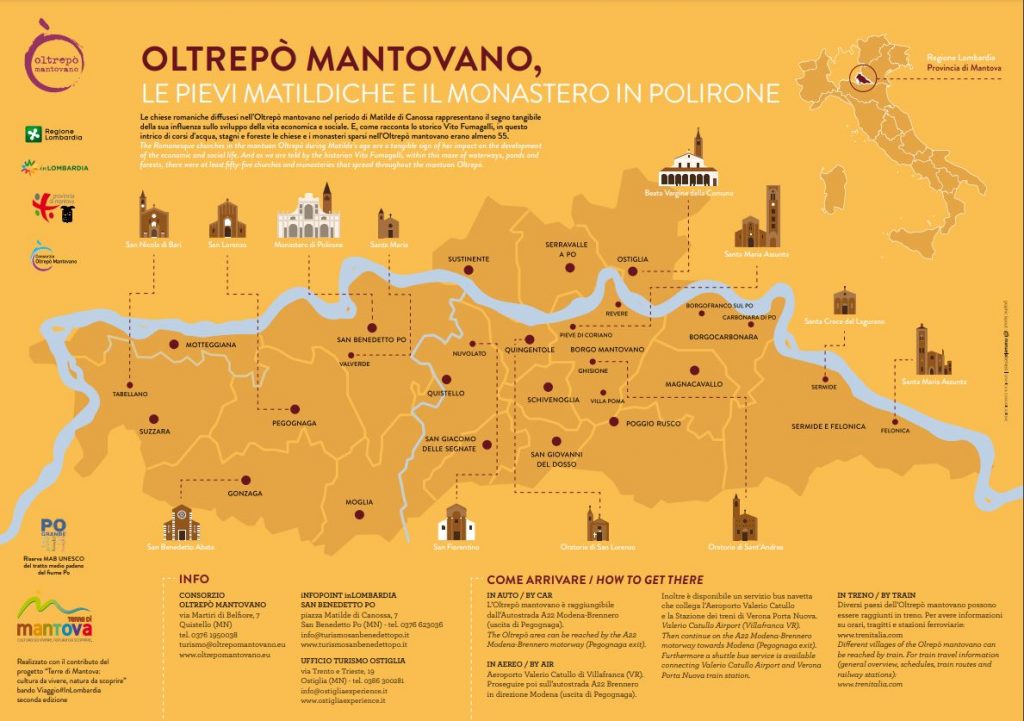 Mantova e dintorni Pievi matildiche consorzio oltrepo mantovano