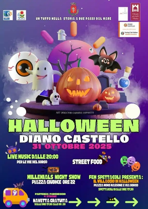 Cosa fare ad halloween nel ponente ligure diano castello